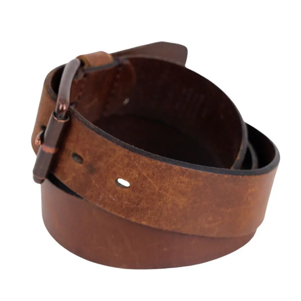 DOCKERS BROWN GENUINE LEATHER 1 3/8